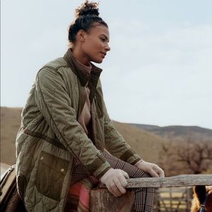 NWOT Anthropologie Quilted Liner Jacket, sz S